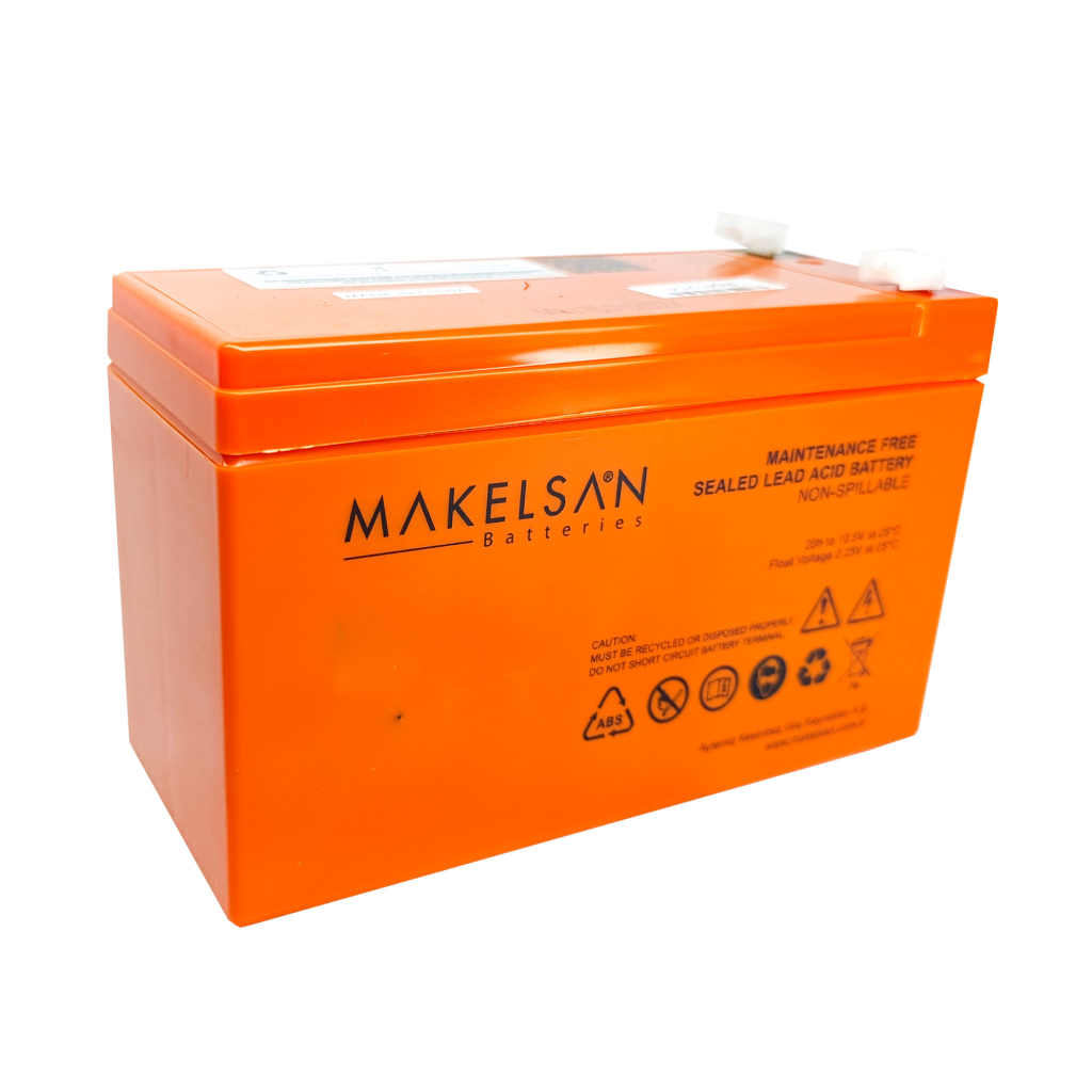 MAKELSAN 12V 9Ah, Bakımsız, Kuru Akü. UPS için Uygundur. - Makelsan - görsel 3