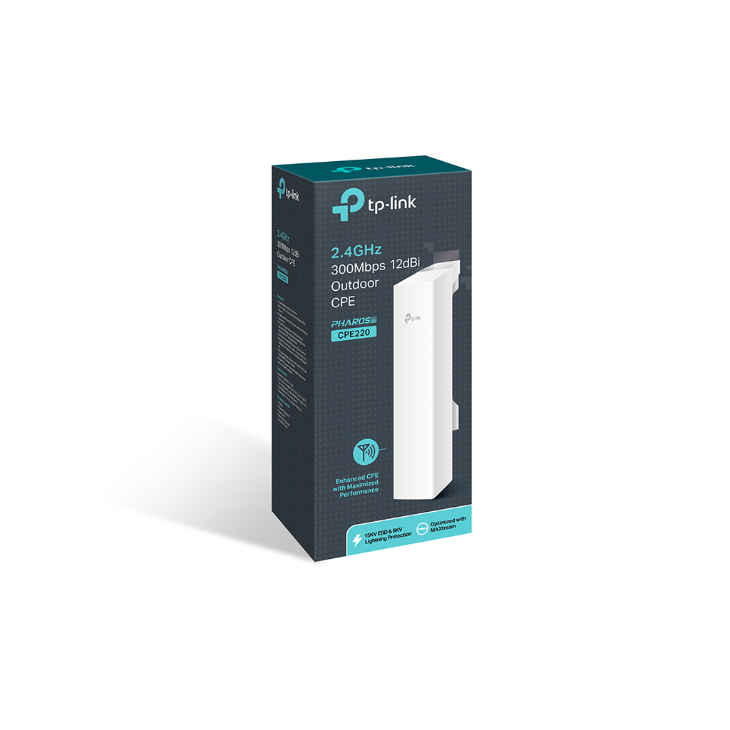 TP-LINK CPE220 2 Port 10/100Mbps 300mbps 12dBi Dış Ortam Access Point - TP-LINK - görsel 2