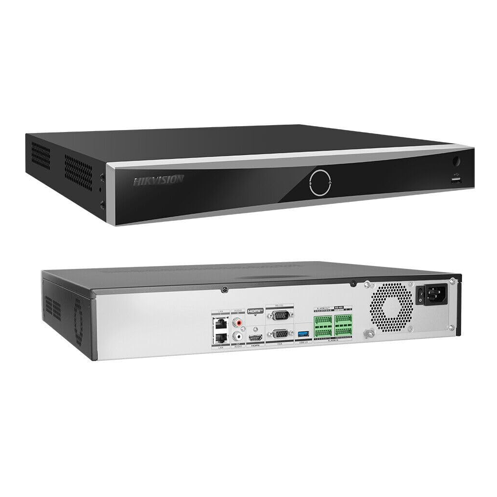 HIKVISION DS-7732NXI-K4, 32Kanal, 12Mpix, H265+, 4 HDD Desteği, 2160P Kayıt, 256Mbps Bant Genişliği, Metal Kasa, 2 Port GigaBit Lan, NVR - Hikvision - görsel 2