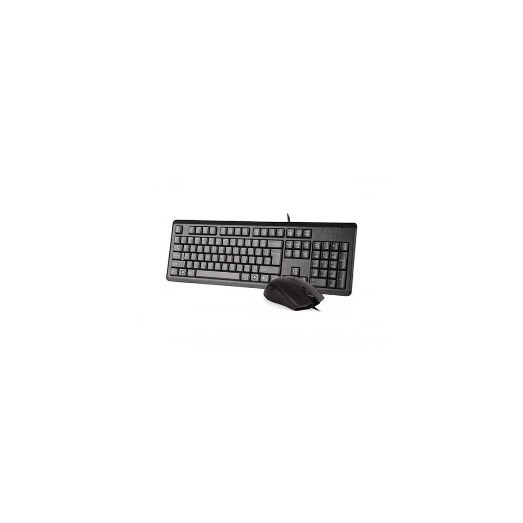 A4 TECH KR-9276, Siyah, USB Kablolu, Türkçe Q, Multimedya, Klavye Mouse Set - A4-Tech - görsel 2