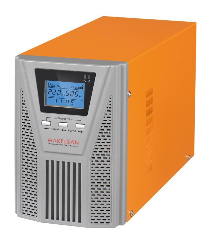 MAKELSAN POWERPACK SE 1 KVA (2X 9AH) 5-15 DK 900W ONLINE (MU01000N11EAV06) - MAKELSAN - görsel 2