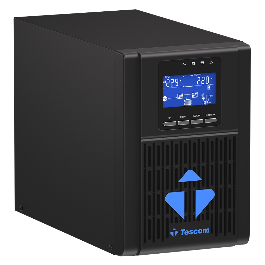 TESCOM NeoLine 1000, 1 KVA Online 1F/1F UPS,  (900040313) (2x7A Akü) - Tescom - görsel 2