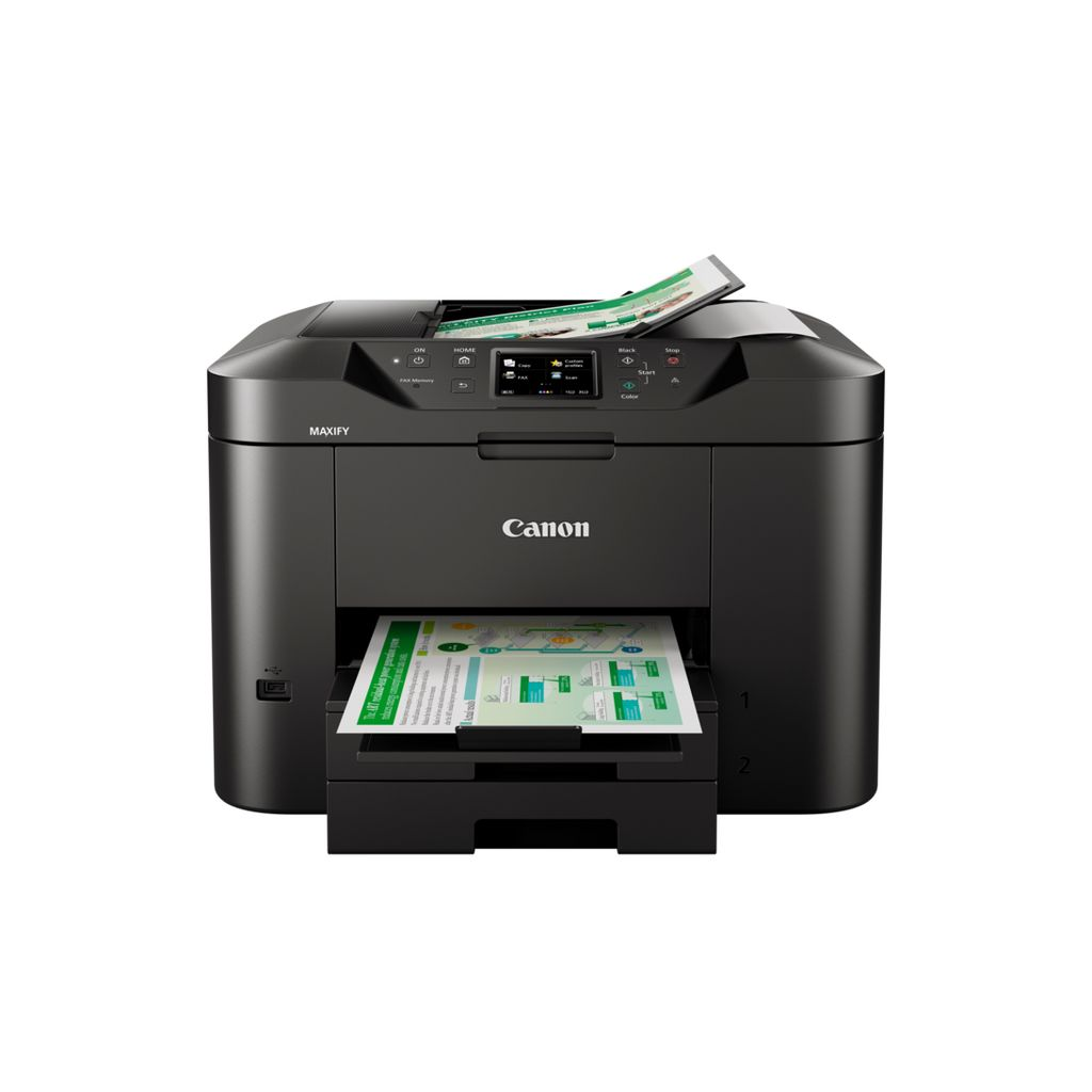 CANON MAXIFY MB2150, Renkli, Kartuşlu, Yazıcı, Tarayıcı, Fotokopi, Faks, Wifi, Duplex, ORİJİNAL MÜREKKEP, TÜRKİYE Distibütör GARANTİLİ - Canon - görsel 2