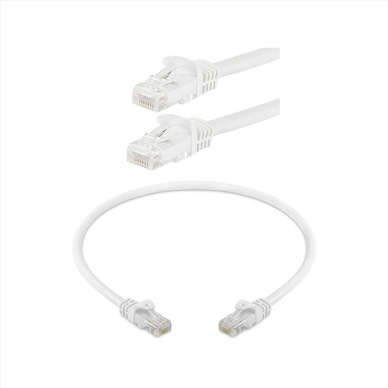 ODS 02R45R45C6UJ1W2.0A CAT6 UTP LSZH BAKIR 2 Metre Beyaz Patch Cord - ODS