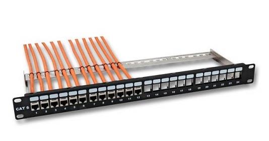 ODS PP-UB24-3824L 24 Port CAT6 UTP Boş Patch Panel - ODS