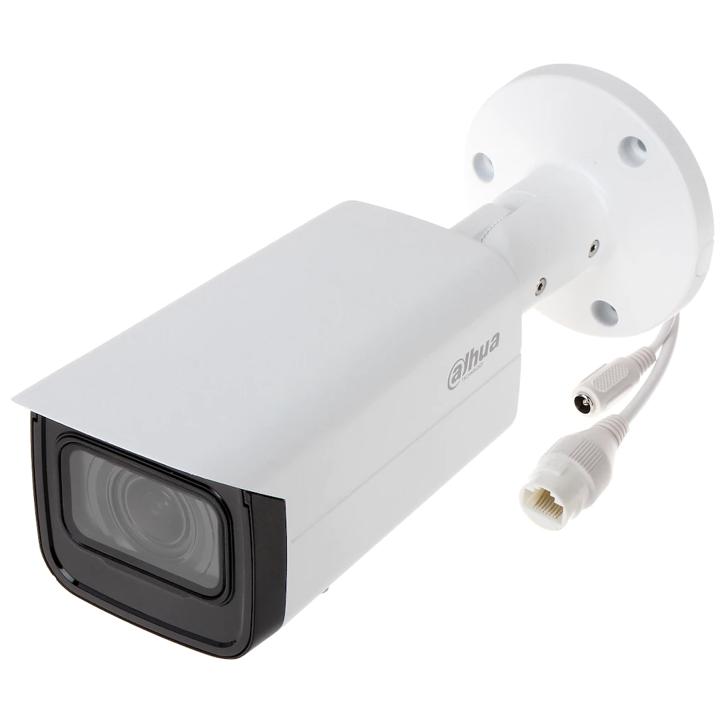 DAHUA IPC-HFW1230T-ZS-2812-S5, 2Mpix, 2,8-12mm Motorize Lens, SD Kart, H265+, 40Mt Gece Görüşü, IP67, PoE Bullet IP Kamera - Dahua