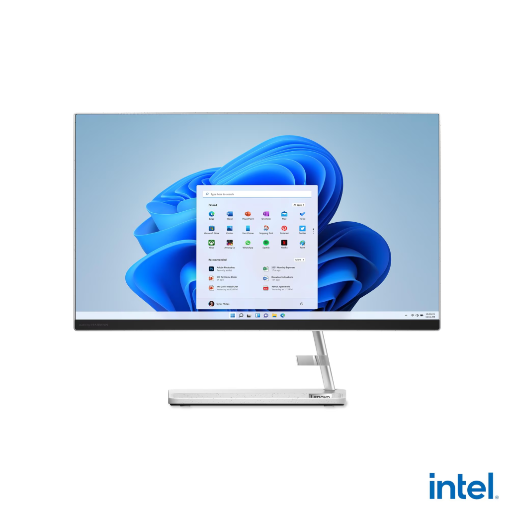 LENOVO F0GH01JCTR, IdeaCentre AIO 3 24IAP7 i5-12450H 23,8" FHD Ekran, 16Gb DDR4 Ram, 512Gb SSD, Paylaşımlı Ekran Kartı, Free Dos, All In One PC (Beyaz) - Lenovo - görsel 2