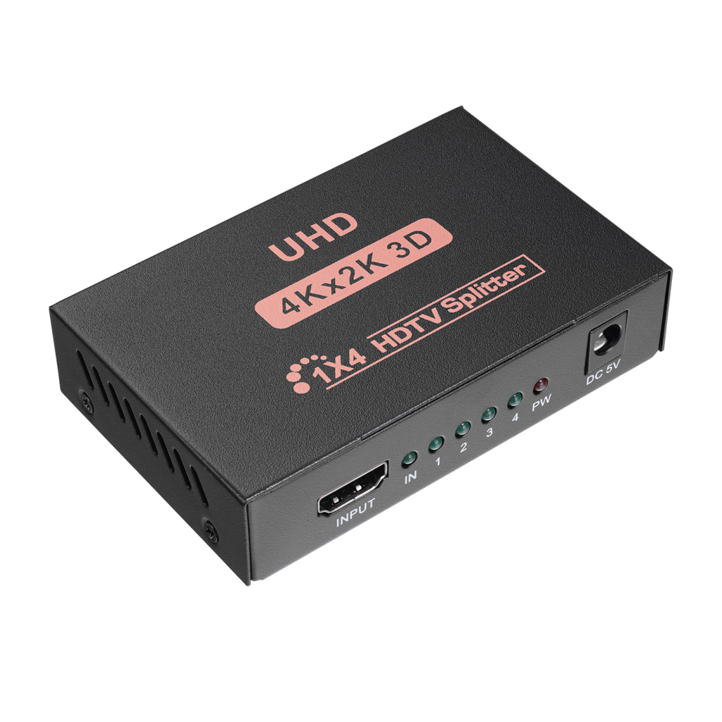 HYTECH HY-LU4, HDMI Çoklayıcı, 1Giriş, 4Çıkış, (1PC-4Monitör) - Hytech