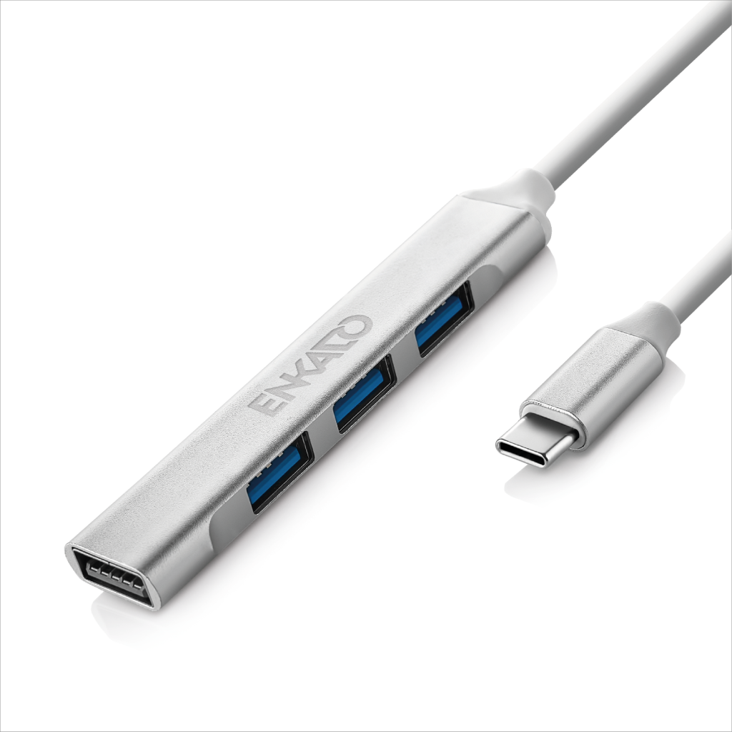 ENKADO EKD-TP50, Type-C to 3xUSB 2.0, 1xUSB 3.0, Metal, USB HUB - Enkado