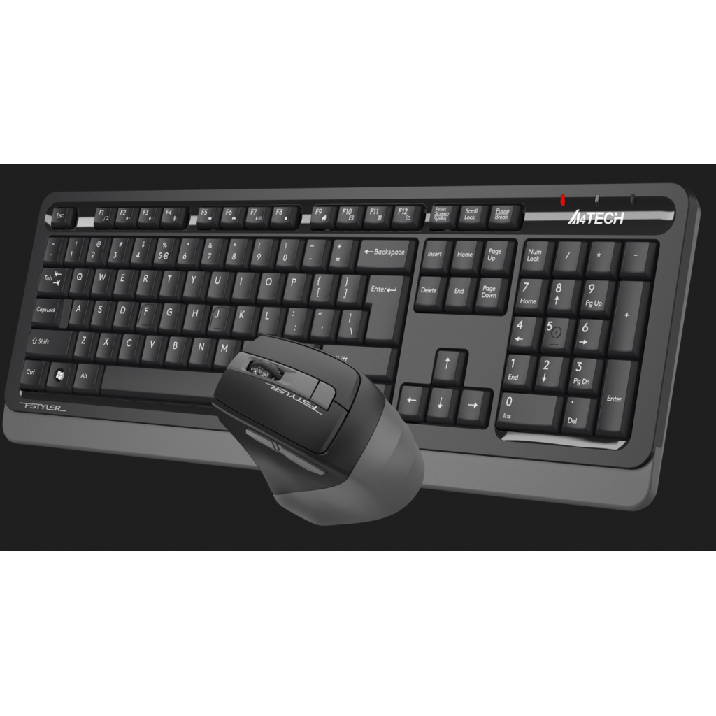 A4 TECH FG1035 Q Türkçe Kablosuz Gri 2000dpi Klavye+ Mouse - A4 TECH - görsel 3