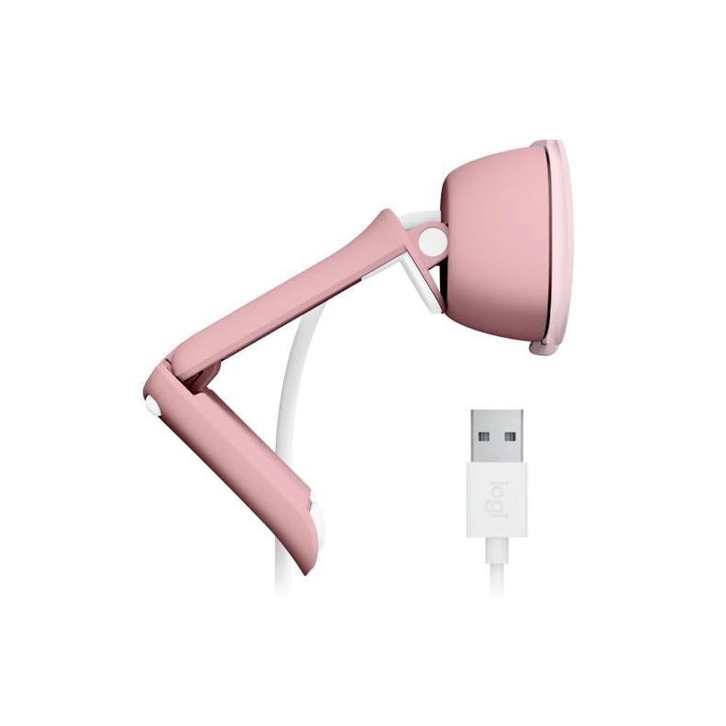 LOGITECH  960-001623, BRIO 100 WCM V-U0072, Full HD, Dahili Mikrofonlu, Rose Webcam - Logitech - görsel 2