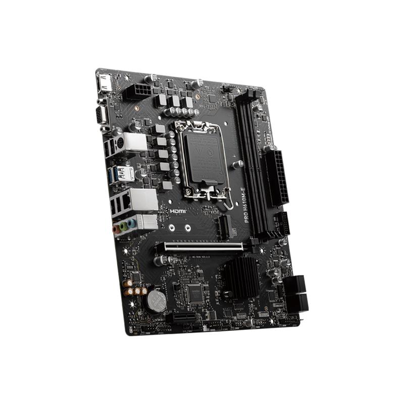 MSI PRO H610M-E DDR5 1700P DDR5 SES GLAN HDMI/VGA SATA3 USB3.2 mATX - MSI - görsel 4
