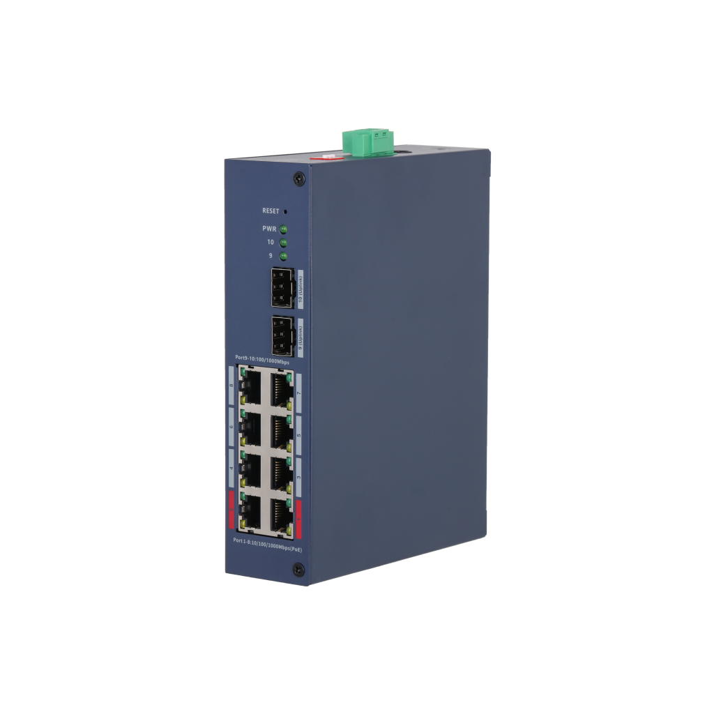 DAHUA CHS4210-8GT-110, 8 Port, Gigabit, PoE 110W, 2 Port Uplink, 2 Port SFP, Cloud Yönetilebilir, Switch - Dahua