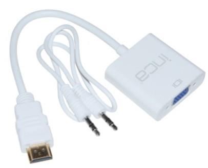 INCA IHTV-7TB HDMI to VGA + AUDIO Beyaz - INCA
