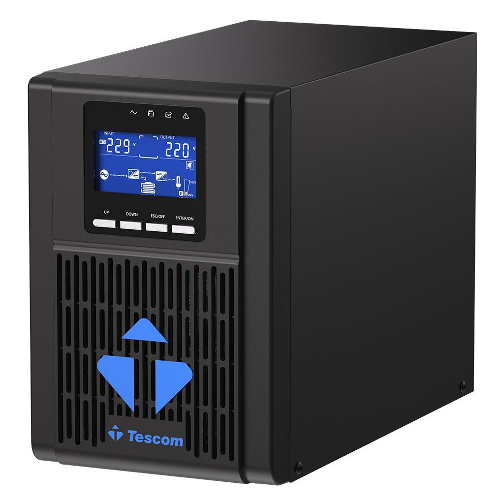 TESCOM NeoLine 1000, 1 KVA Online 1F/1F UPS,  (900040313) (2x7A Akü) - Tescom - görsel 3