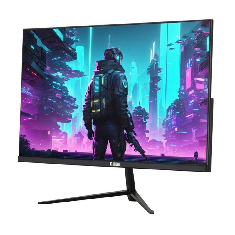 23.8 CUBE PF-24P180F05 IPS 0.5MS 180HZ HDMI DP USB FHD 1920X1080 SIYAH VESA GAMING SIFIR OLU PIXEL - Cube - görsel 2