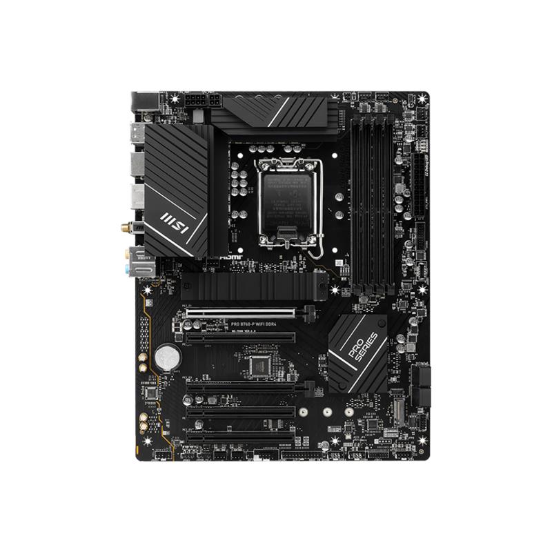 MSI PRO B760-P WIFI DDR4 4000MHZ 1XHDMI 1XDP 2XM.2 USB 3.2 ATX 1700P (12. / 13. VE 14. NESİL İŞLEMCİ UYUMLU) - Msi - görsel 2