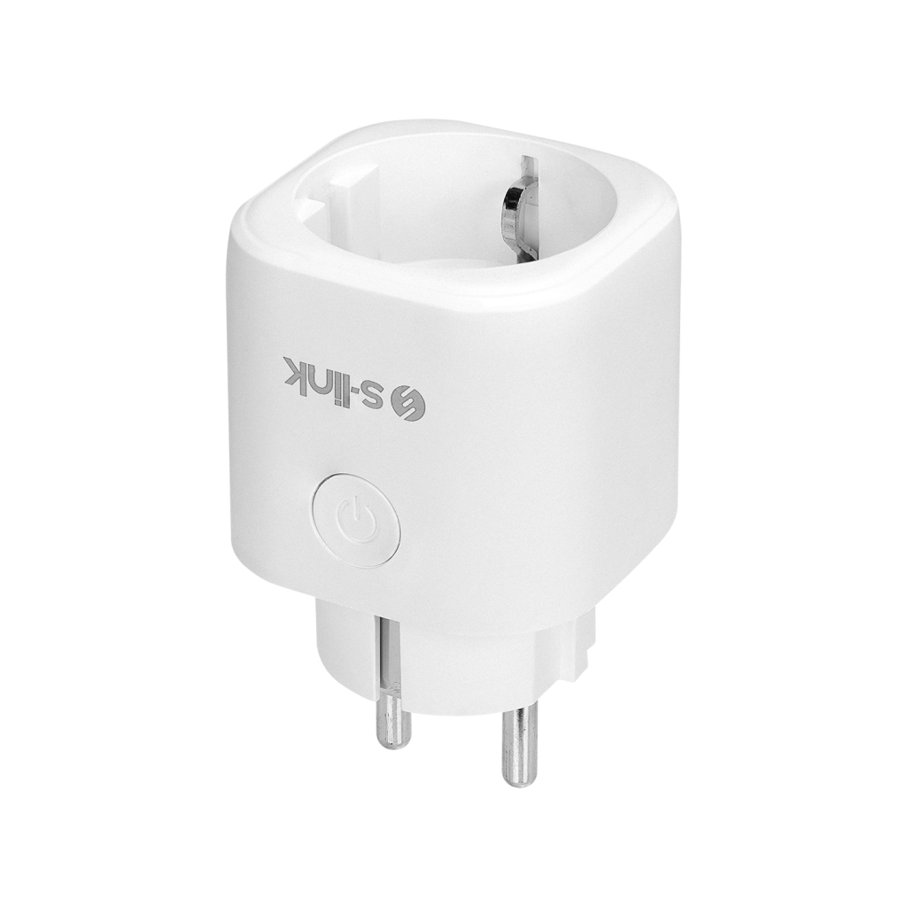S-LINK SL-14, 1 Soket, Akım Korumalı Priz, 16A, WiFi 2.4Ghz, Bluetooth, TUYA Yazılım Destekli, internet üzerinden Yönetilebilir - S-Link