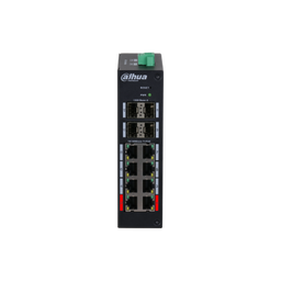 DAHUA HS4412-8ET-96 8X1G RJ45 4X1G SFP 96W YONETILEBILIR POE SAHA SWITCH - DAHUA