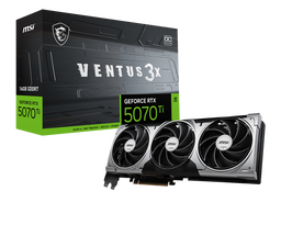 MSI RTX5070-TI 16GB GDDR7 256BIT 3xDP/HDMI (RTX 5070 TI 16G VENTUS 3X OC) - MSI