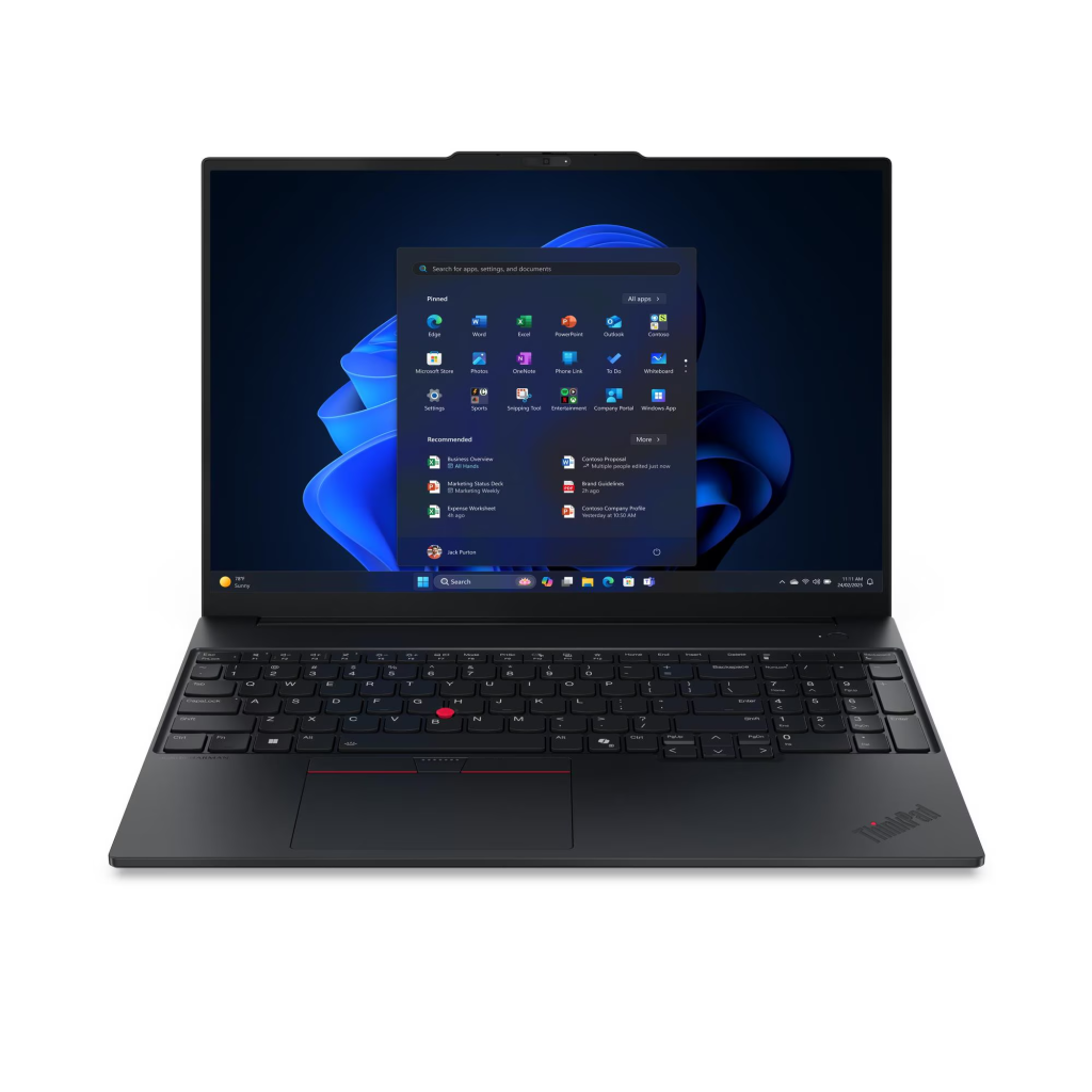LENOVO 21SR0076TX, ThinkPad E16 Gen3, Ultra 7 265U, 16" WUXGA, 16Gb Ram, 512Gb SSD, Paylaşımlı Ekran Kartı, Free DOS, Kurumsal Notebook - Lenovo