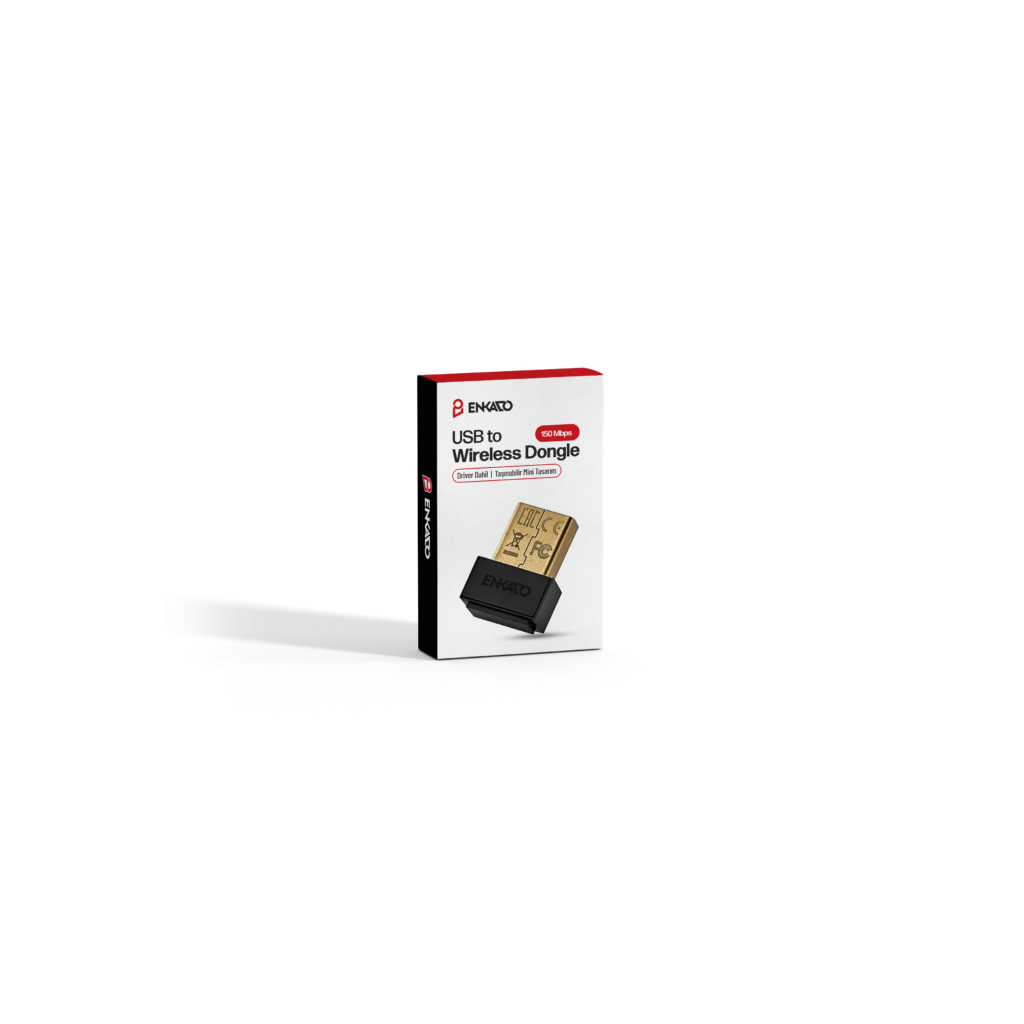 ENKADO EKD-UW90, 150Mbp, 2.4Ghz, 2dBi Dahili Anten, USB2.0, WIRELESS, Mini, ETHERNET - Enkado - görsel 2