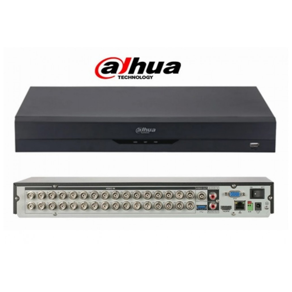 DAHUA XVR4232AN-I, 32Kanal, 2Mpix, H265+, 2 HDD Desteği, 5in1 DVR Cihazı - Dahua