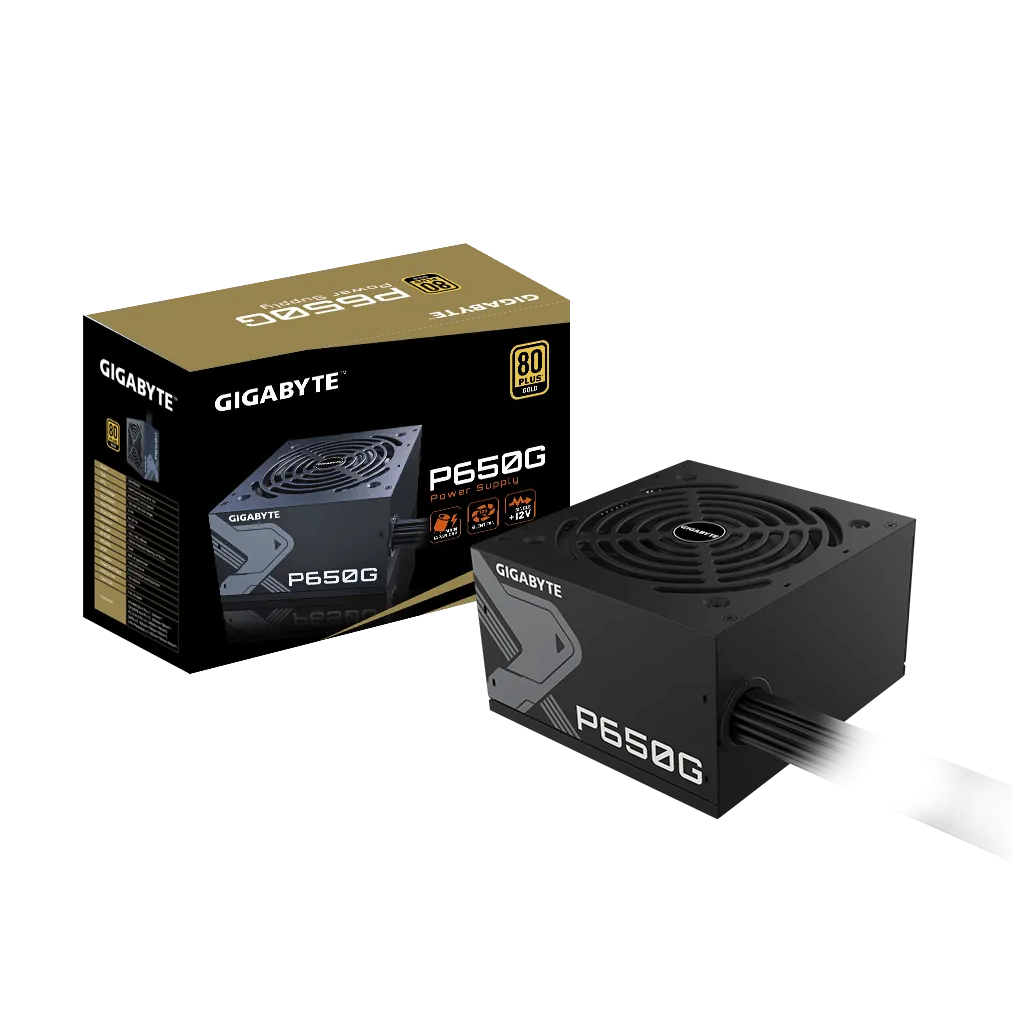 GIGABYTE GP-P650G, 650W, 80+ GOLD, GAMING Power Supply - Gigabyte - görsel 5