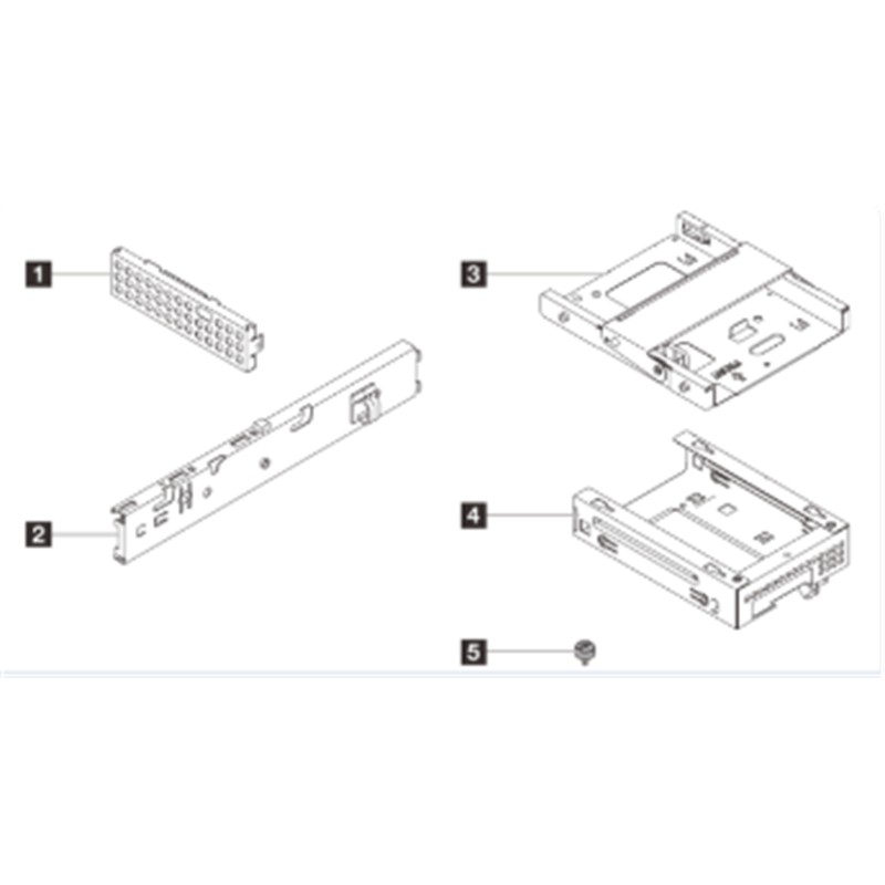 LENOVO ST45 V3 1x3.5 HDD + ODD Cage Kit 4XF7A96626 - Lenovo