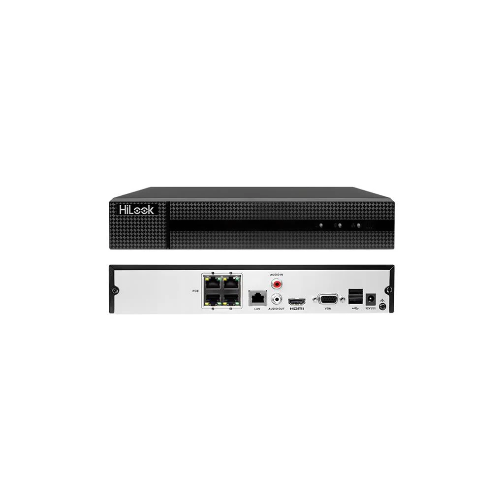 HILOOK NVR-104MH-C/4P, 4Kanal PoE, 8Mpix, H265+, 1 HDD Desteği, 1080P Kayıt, 80Mbps Bant Genişliği, 4K Motion Detection 2.0, NVR - Hilook - görsel 2